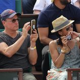 Woody Harrelson en la final del Roland Garros 2018