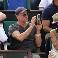 Woody Harrelson en la final del Roland Garros 2018