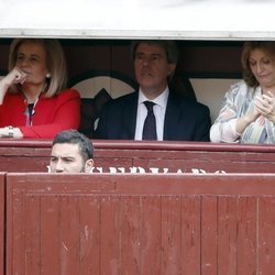 Fátima Báñez y Ángel Garrido en la Corrida de la Prensa 2018