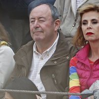 Agatha Ruiz de la Prada y El Chatarrarero disfrutando de la Corrida de la Prensa 2018