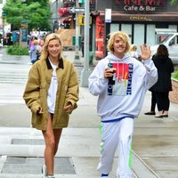 Justin Bieber y Hailey Baldwin pillados en el centro de Nueva York