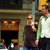 La Infanta Cristina e Iñaki Urdangarin portando a su hijo Juan en Barcelona