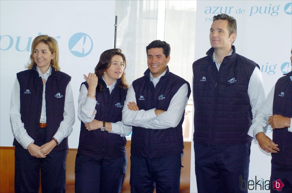 La Infanta Cristina e Iñaki Urdangarin con Alexia de Grecia y Carlos Morales