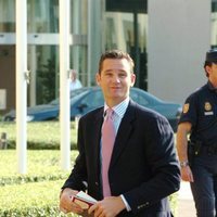 Iñaki Urdangarin tras el nacimiento de su hija Irene