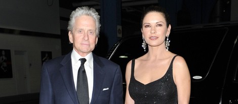 Michael Douglas y Catherine Zeta Jones en la gala 'Children at heart'