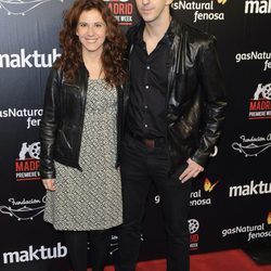 Fátima Baeza y Guillermo Ortega en el estreno de 'Maktub'