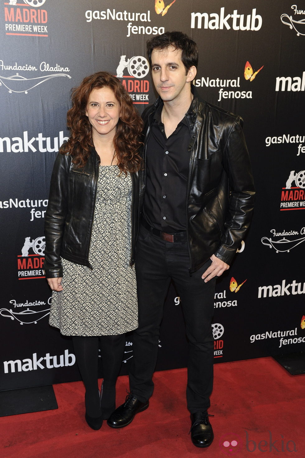 Fátima Baeza y Guillermo Ortega en el estreno de 'Maktub'