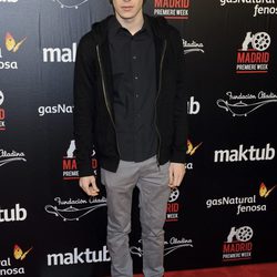 Javier Calvo en el estreno de 'Maktub'