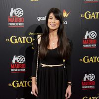 Sonia Ferrer en el estreno de 'El gato con botas' en Madrid