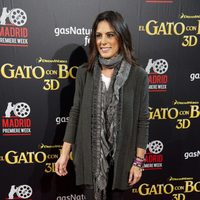 Alicia Senovilla en el estreno de 'El gato con botas' en Madrid