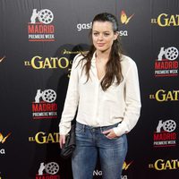 Adriana Torrebejano en el estreno de 'El gato con botas' en Madrid