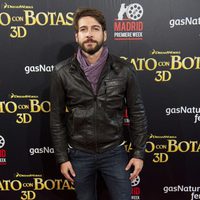 Félix Gómez en el estreno de 'El gato con botas' en Madrid