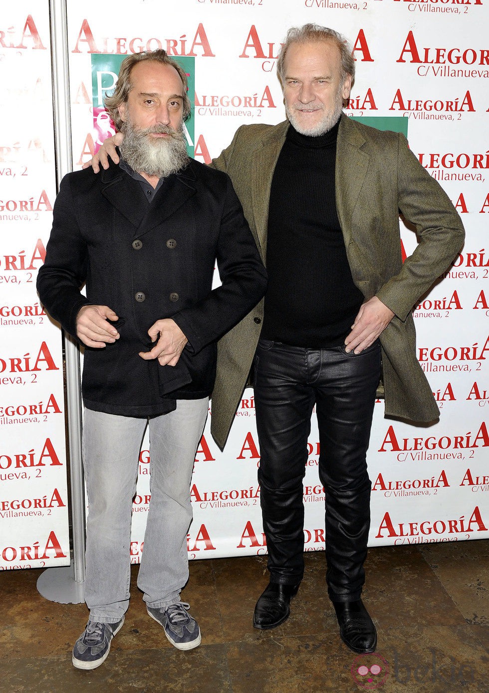 Gonzalo de Castro y Lluis Homar en el 24 aniversario del Club Palestra