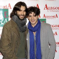 Aitor Luna y su hermano Yon González en el 24 aniversario del Club Palestra