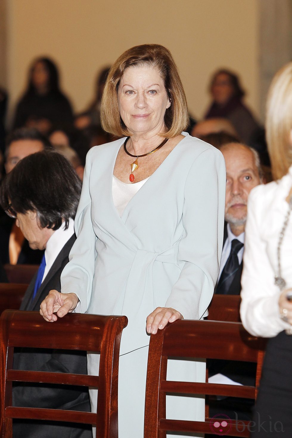 Natalia Figueroa en la entrega de las Medallas de Oro en las Bellas Artes 2010