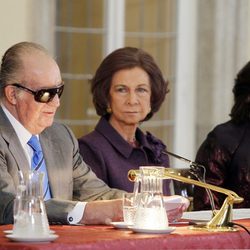 Los Reyes de España y Ángeles González Sinde en la entrega de las Medallas de Oro en las Bellas Artes 2010