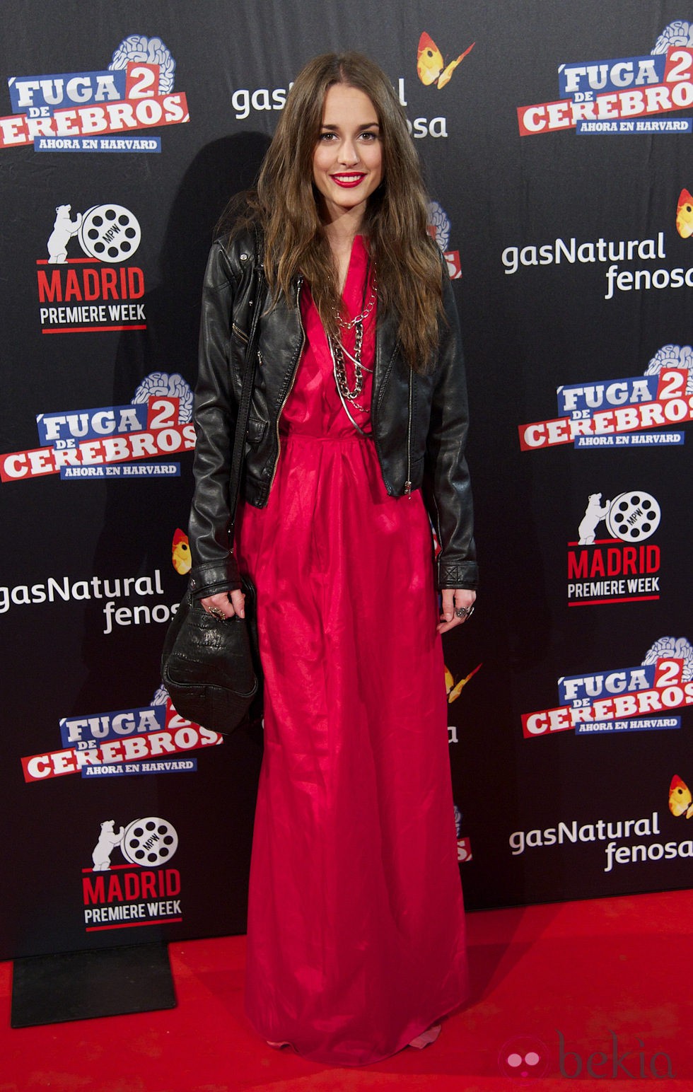 Silvia Alonso en el estreno de 'Fuga de cerebros 2' en la 'Madrid Premiere Week'