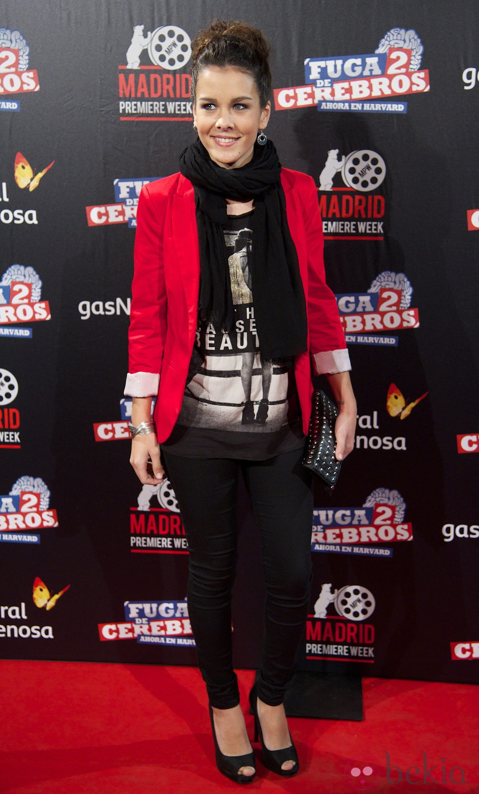 Sandra Blázquez en el estreno de 'Fuga de cerebros 2' en la 'Madrid Premiere Week'