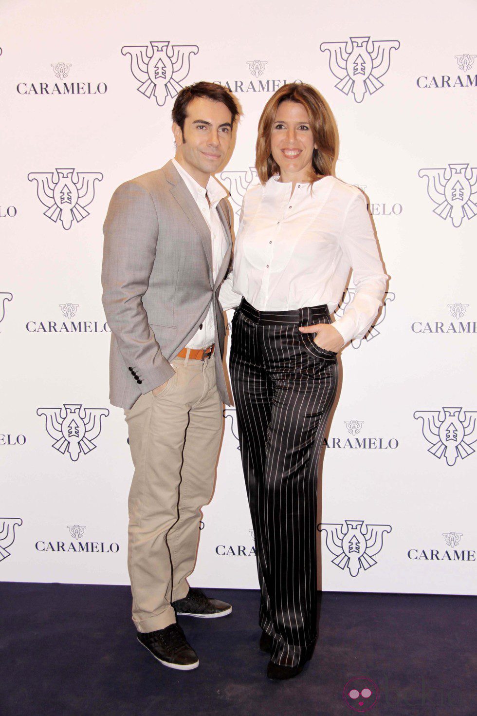 Alberto Herrera y María Avizanda en la fiesta organizada por Caramelo en Madrid