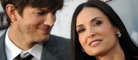 Ashton Kutcher y Demi Moore 