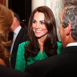 Catalina de Cambridge en la recepción a la prensa en Buckingham Palace