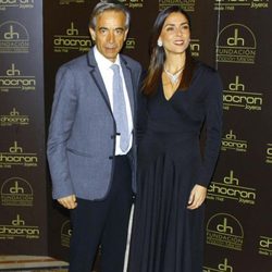 Imanol Arias e Irene Meritxel en la presentación del nuevo catálogo de Chocrón