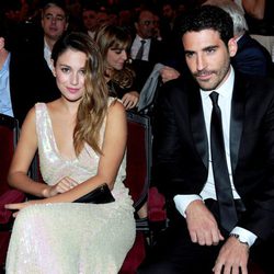 Blanca Suárez y Miguel Ángel Silvestre en la entrega de los Premios Ondas 2011