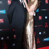 Eugenia Silva y Miguel Bosé en la gala de la Fundación Lluita contra el sida