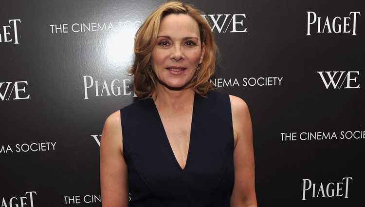 Kim Cattrall en el estreno de 'W.E.' en Nueva York