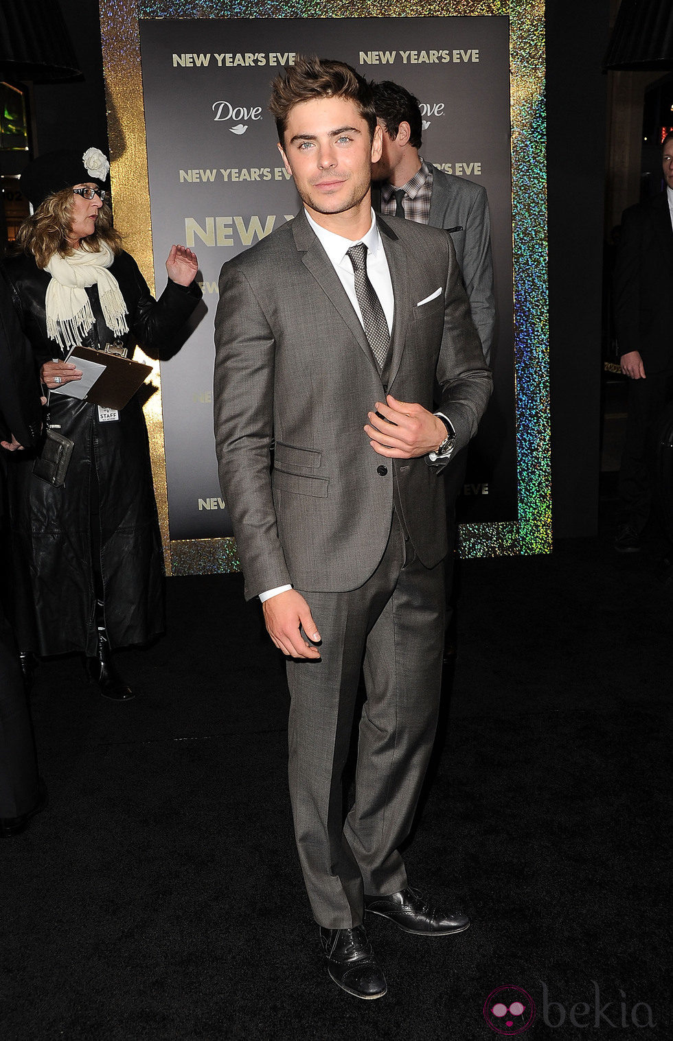 Zac Efron en el estreno de 'New Year's Eve' en Los Angeles