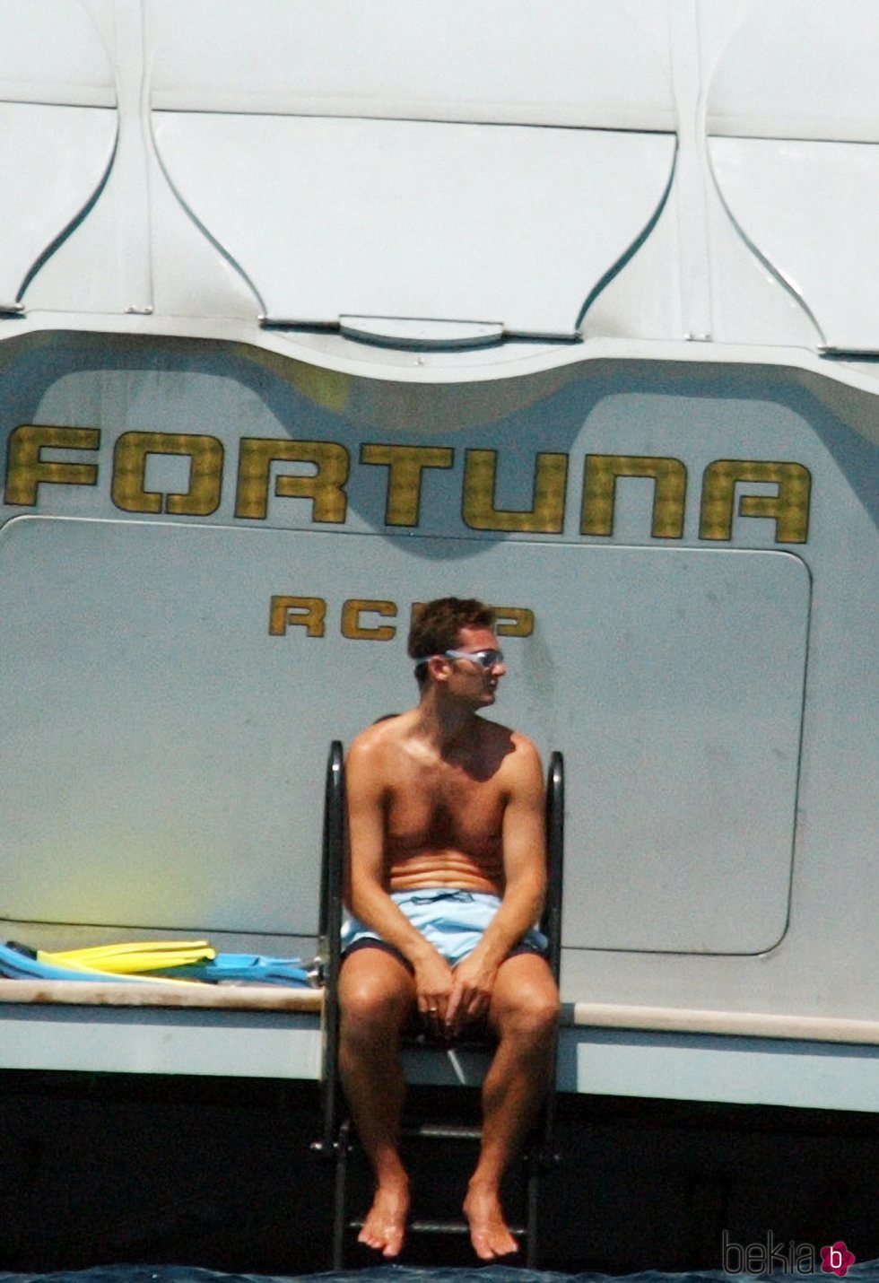 Iñaki Urdangarin con el torso desnudo en el Fortuna