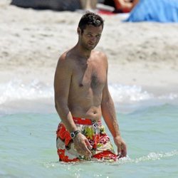 Iñaki Urdangarin con el torso desnudo en Mallorca