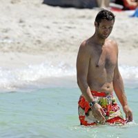 Iñaki Urdangarin con el torso desnudo en Mallorca