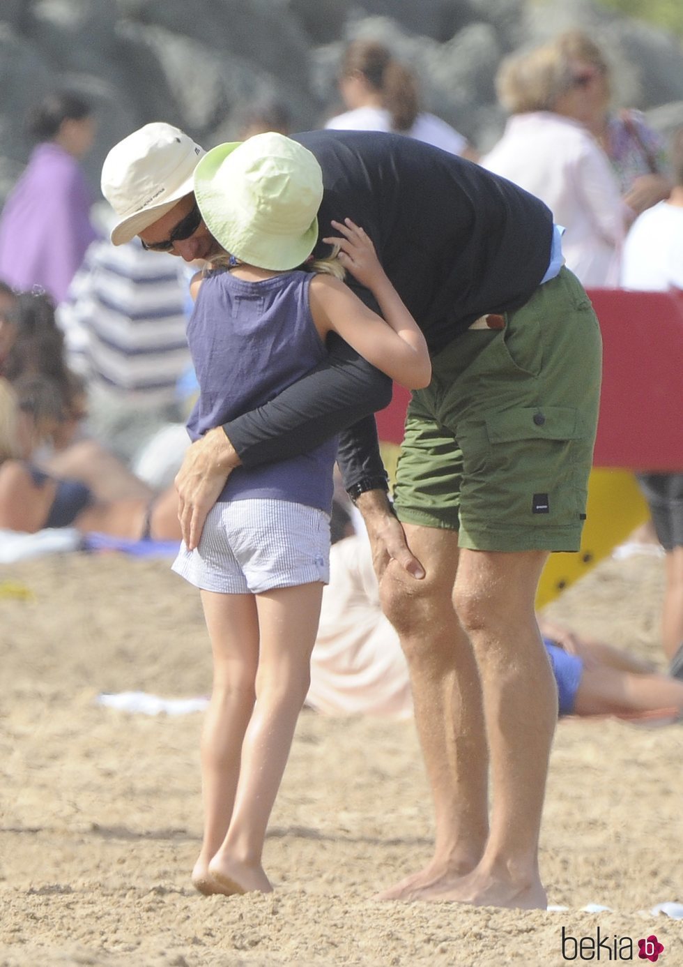 Iñaki Urdangarin, muy cariñoso con su hija Irene Urdangarin