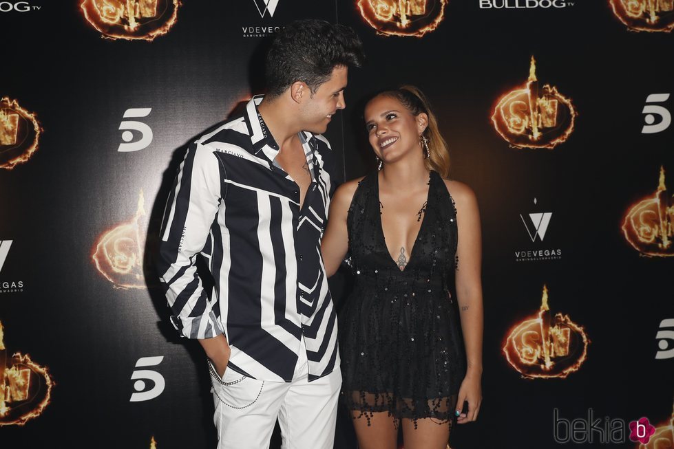 Gloria Camila y Kiko Jiménez en la Fiesta Final de 'Supervivientes 2018'