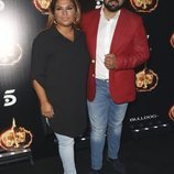 Saray Montoya y su marido, Jorge Rubio, en la Fiesta Final de 'Supervivientes 2018'