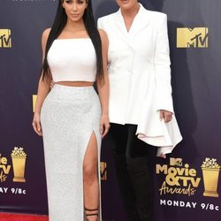 Kim Kardashian y Kris Jenner en los MTV Movie & TV Awards 2018