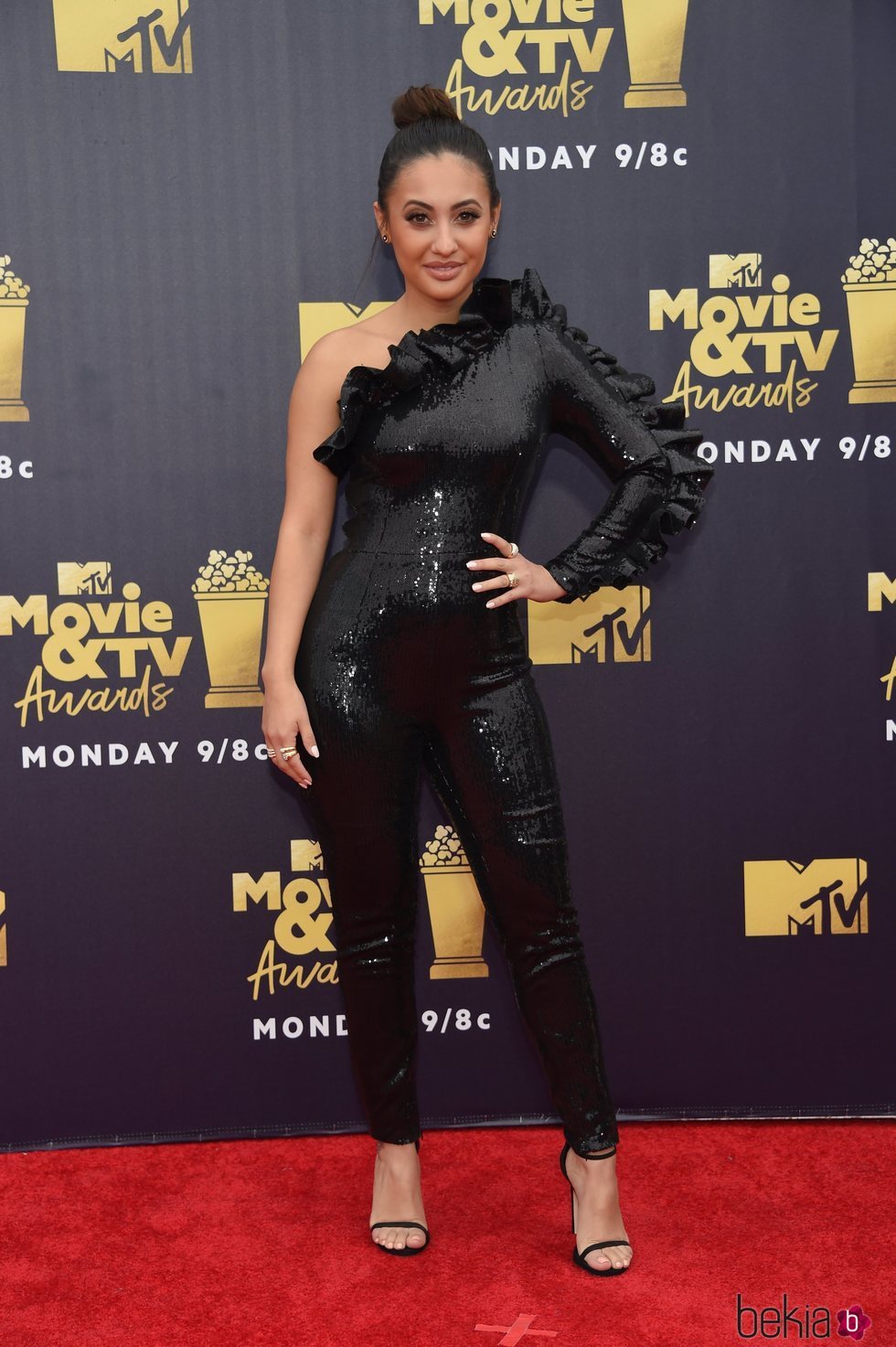 Francia Raisa en los premios MTV de cine y televisión de 2018