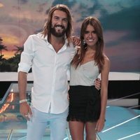 Logan Sampedro y Sofía Suescun en el debate final de 'Supervivientes 2018'