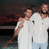 Logan Sampedro y Sergio Carvajal durante el Debate Final de 'Supervivientes 2018'