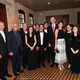 Los Reyes Felipe y Letizia con Josep Borrell en una cena de gala en San Antonio