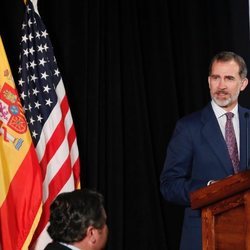 El Rey Felipe en la conferencia 'Líderes hispanos en Estados Unidos'