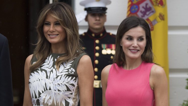 Buena relación entre Letizia y Melania Trump