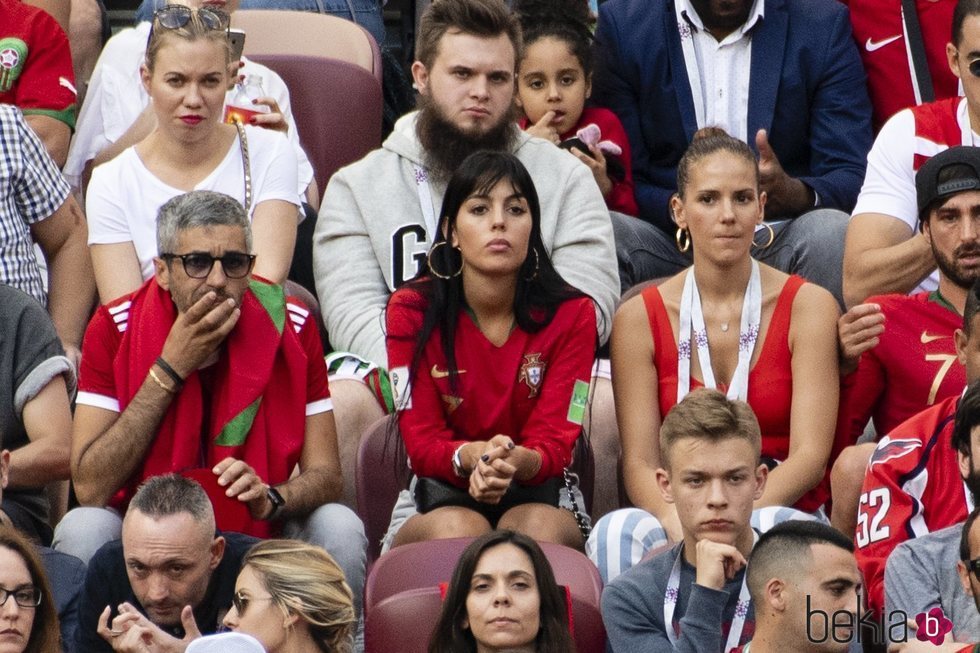 Georgina Rodríguez en el Mundial de Rusia 2018