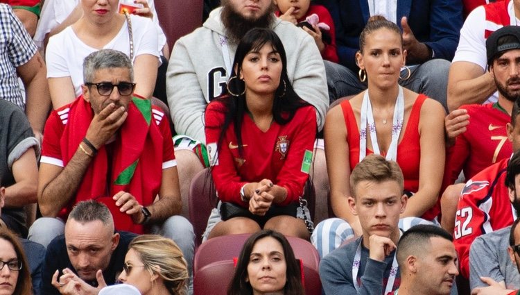 Georgina Rodríguez en el Mundial de Rusia 2018