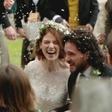 Kit Harington y Rose Leslie, muy sonrientes tras su boda