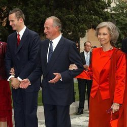 La Infanta Cristina, Iñaki Urdangarin, los Reyes Juan Carlos y Sofía y el Rey Felipe