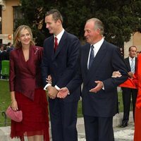 La Infanta Cristina, Iñaki Urdangarin, los Reyes Juan Carlos y Sofía y el Rey Felipe