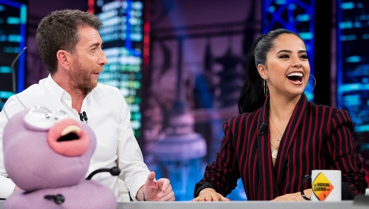 Becky G durante su paso por 'El Hormiguero'