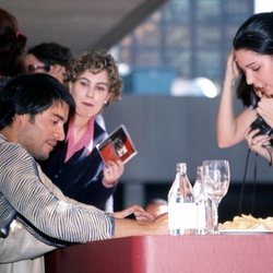 Chayanne durante una firma de discos en Madrid en el año 2002